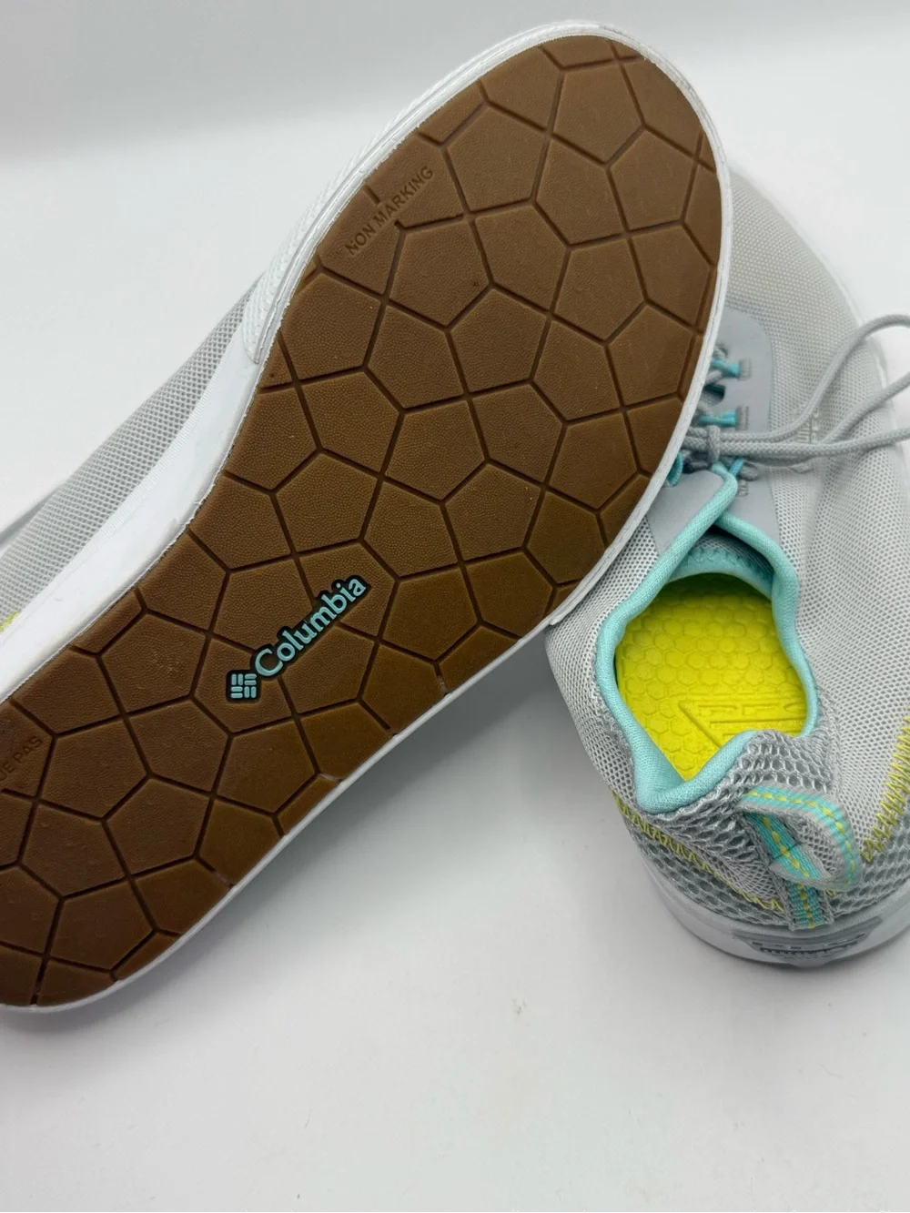Columbia PFG Women’s Gray Aqua Water Shoes Size 7.5